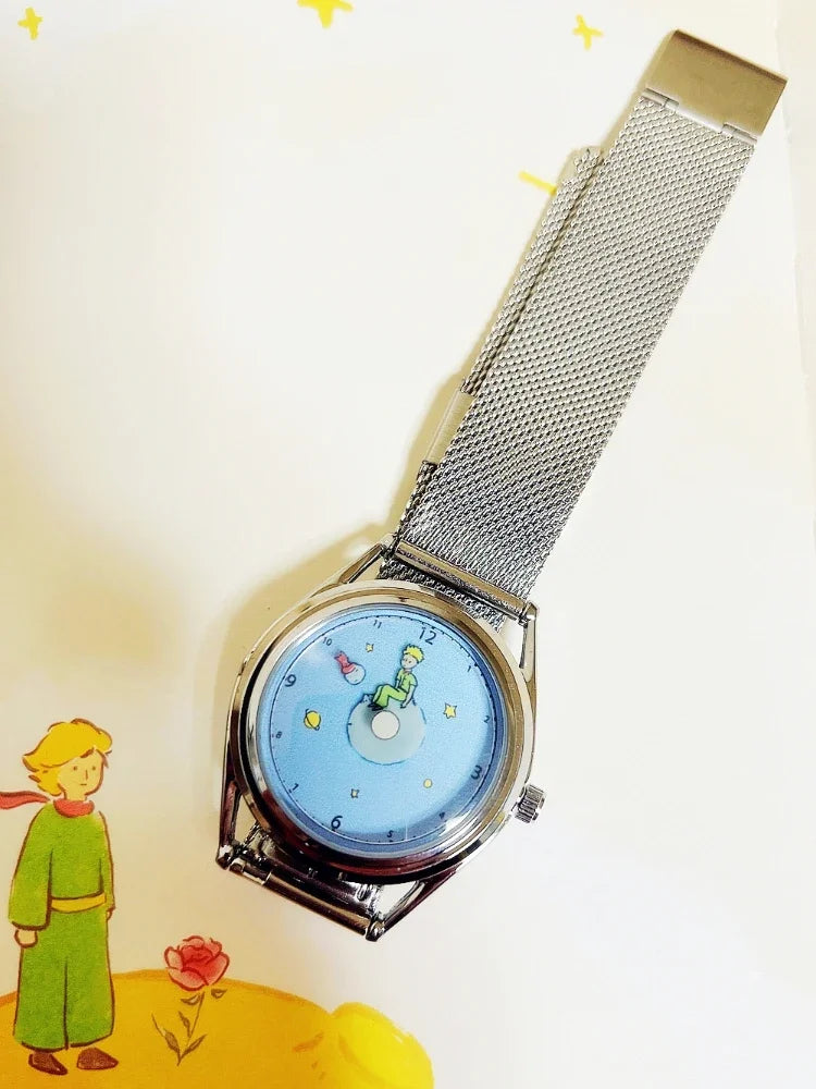 Little Prince and Fox - Creative Design Casual Sport Watch Illustration Digital Scale Quartz Men's and women's watches
