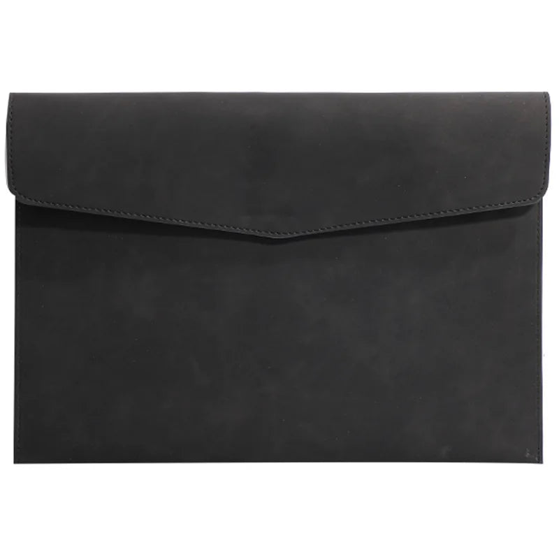 Contract Bill File Bag Professional File Folder Fashion Briefcase Data Package Document Organiser A4 Leather File Folder