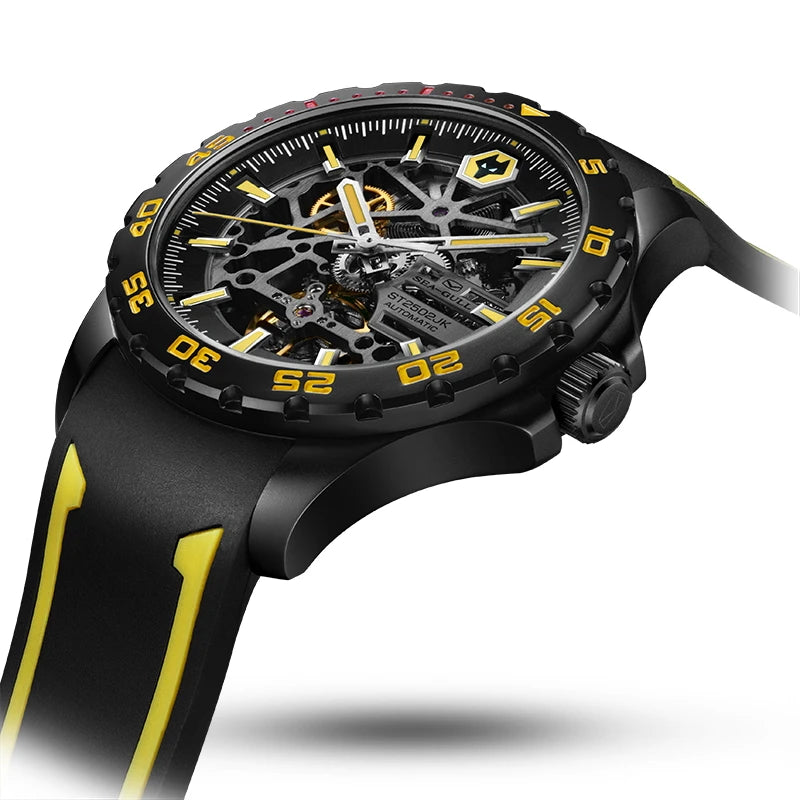 Seagull Men's Mechanical Watch 2023 Top Brand Luxury Sports Double-Sided Hollow Mechanical Wristwatch For Man 815.92.1877Hk