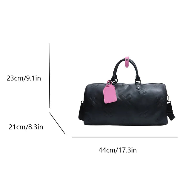 Fitness bag high-end feeling waterproof pure color new dry and wet separation training bag large capacity swimming bag business