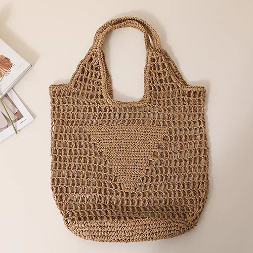 Summer Designer Shoulder Crossbody Bag Straw Weaving Clutch Purse Women Dumpling Crossbody Beach Bag Fashon Cloud Pouch