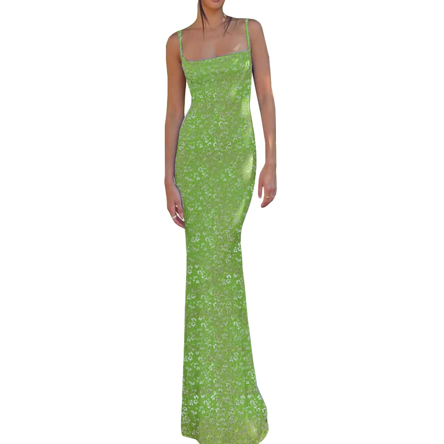 Women Chic Tube Backless Dress Spaghetti Strap Satin Elegant Maxi Bodycon Long Dress Y2K Floral Printed Sundress Streetwear