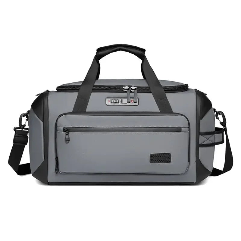 OZUKO Waterproof Bag Bagsmart Handbags Large Capacity Carry On Luggage Bags Men Business Duffel Shoulder Outdoor Tote Weekend