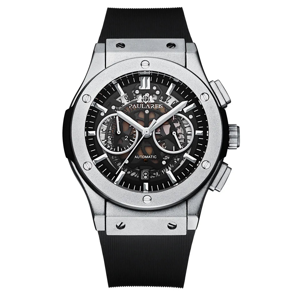PAULAREIS P Brand Fashion Luxury Men's Quartz Watches Waterproof Luxury Watch Sport Clock Men Classic Business Wristwatch Male
