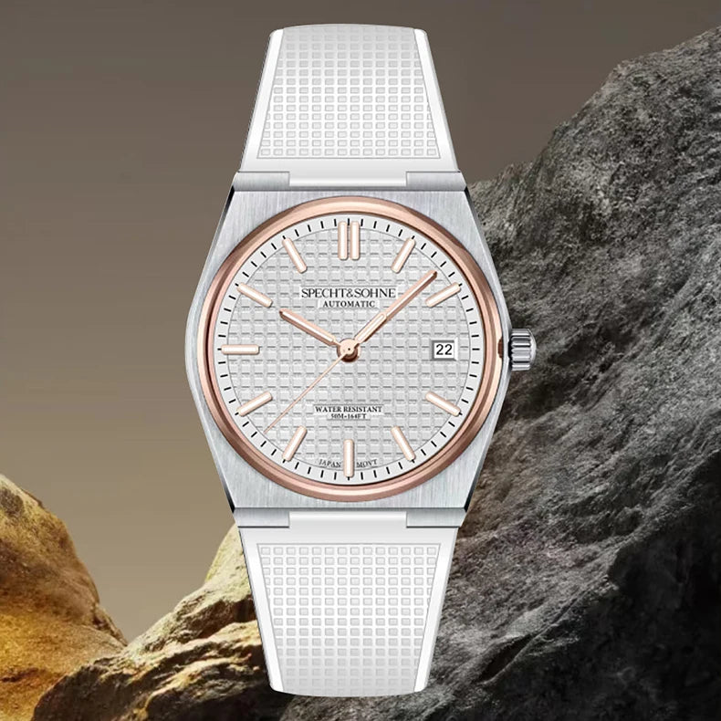Specht&Sohne New Arrivals Men's Watch Miyota 8215 Automatic Mechanical Watches Stainless Steel 50M Waterproof Relogio Masculino