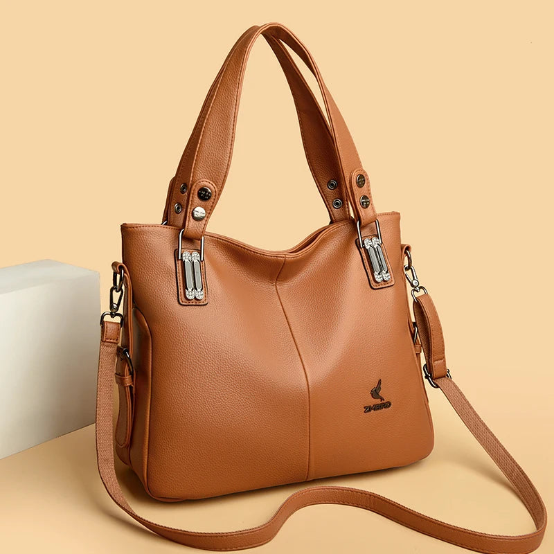 Women Soft Leather Handbags Women Messenger Bags Designer Crossbody Bag Women Top-handle Bags Tote Shoulder Bags Bolsos mujer