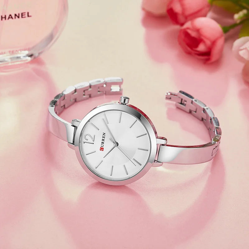 CURREN Watch For Women 9012 Top Brand Luxury Quartz Clock Casual Fashion Ladies Wristwatch Lady Clock Relogio Feminino