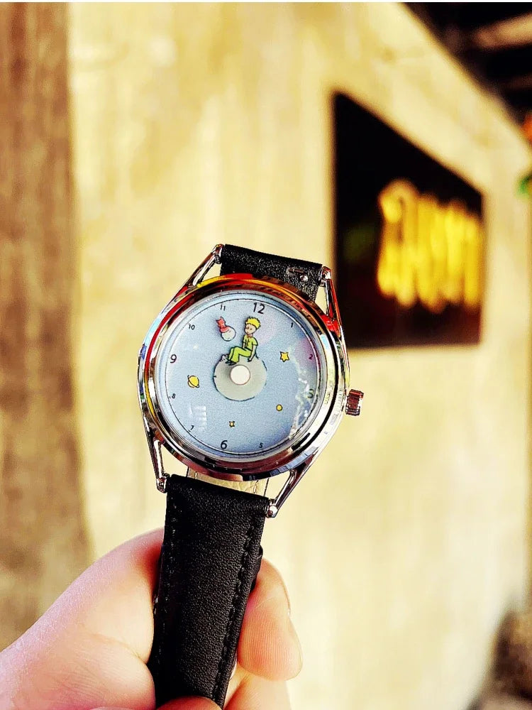 Little Prince and Fox - Creative Design Casual Sport Watch Illustration Digital Scale Quartz Men's and women's watches