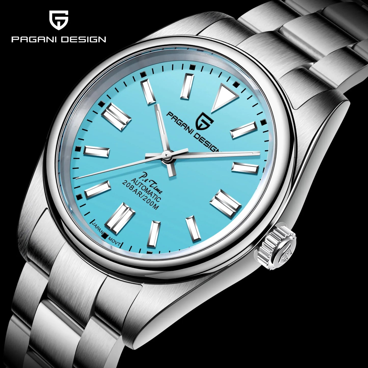 2024 PAGANI Design New 39mmMen's Mechanical Watches NH35 Automatic Watch Sapphire Stainless Steel 20Bar Waterproof Reloj Hombre