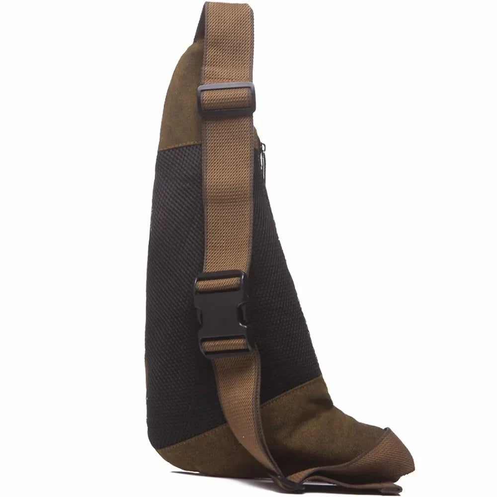 Men Sling Chest Bag Cross Body Backpack Riding Male Travel Climb Outdoor Sports Canvas One Shoulder Messenger Bag