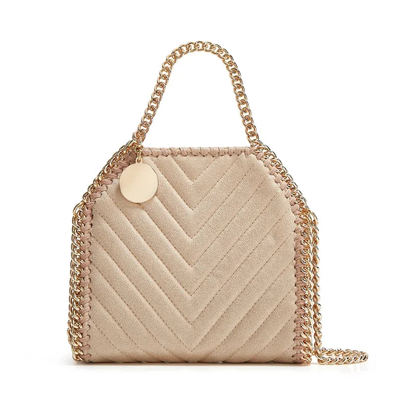 2025 New Mini Crossbody Bag - Luxury Designer Embroidered Chain Strap Shoulder Purse, Stylish Versatile Small Handbag for Women