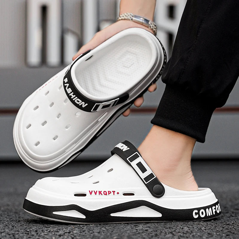 Couple Men's and Women's Summer Outer Wear Breathable Beach Shoes Baotou Casual Sports Sandals