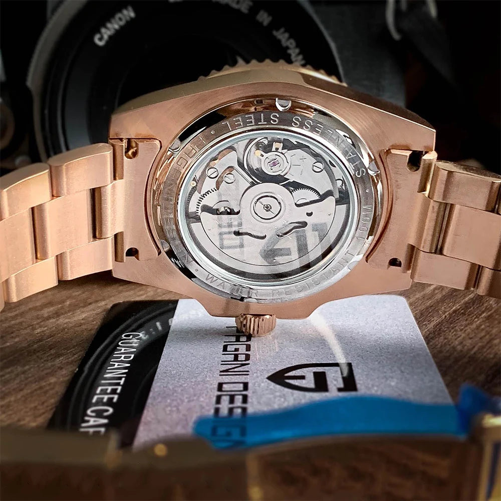 PAGANI DESIGN V3 New Luxury Men Mechanical Watches Japan movement 120 clicks 40MM AR Coated Sapphire Glass Automatic Watches