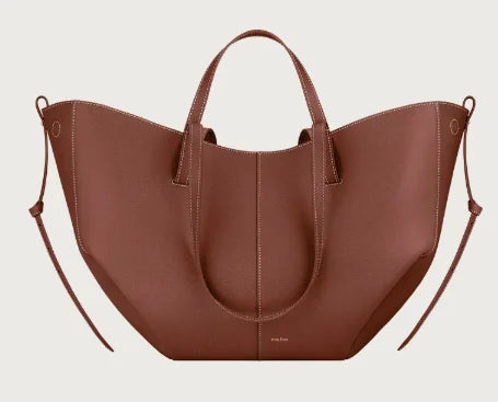Luxury Genuine Leather Handbag Tote Bag For Women Cowhide Shoulder Bag Design Large Capacity Totes Top Handle Hobo Shopper Bag