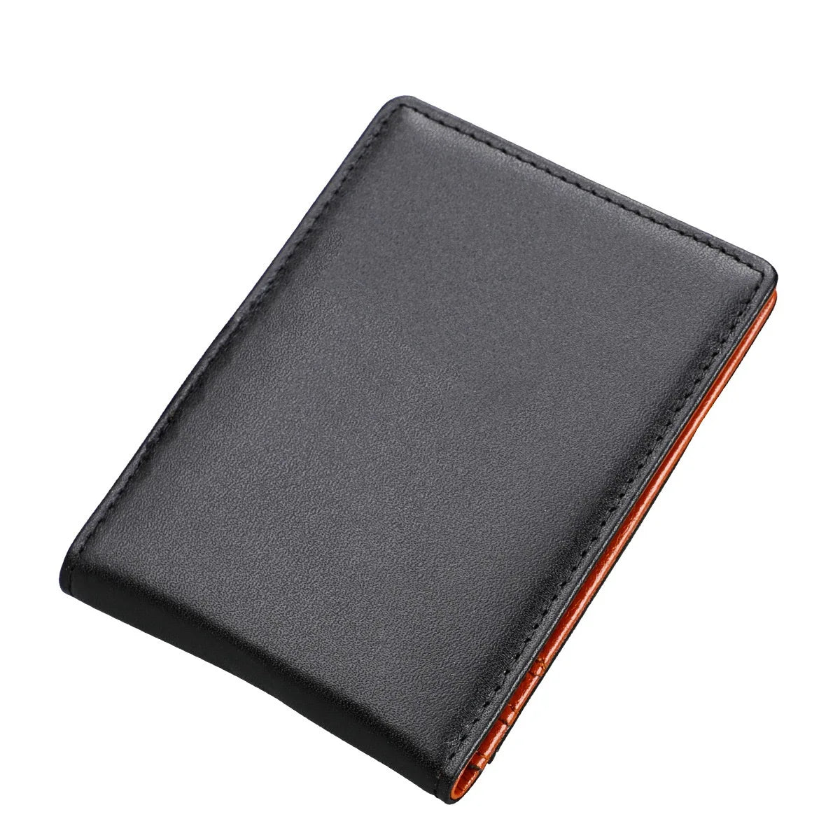 hot sale RFID geniune leather short slim wallets men high quality ID credit card holders small mini wallets money clip for woman