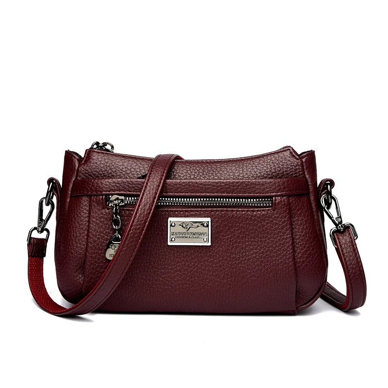 Genuine Pu Leather Luxury Handbags Women Bags Designer Crossbody Bags For Women 2025 Shoulder Bag Women Handbags Sac A Main
