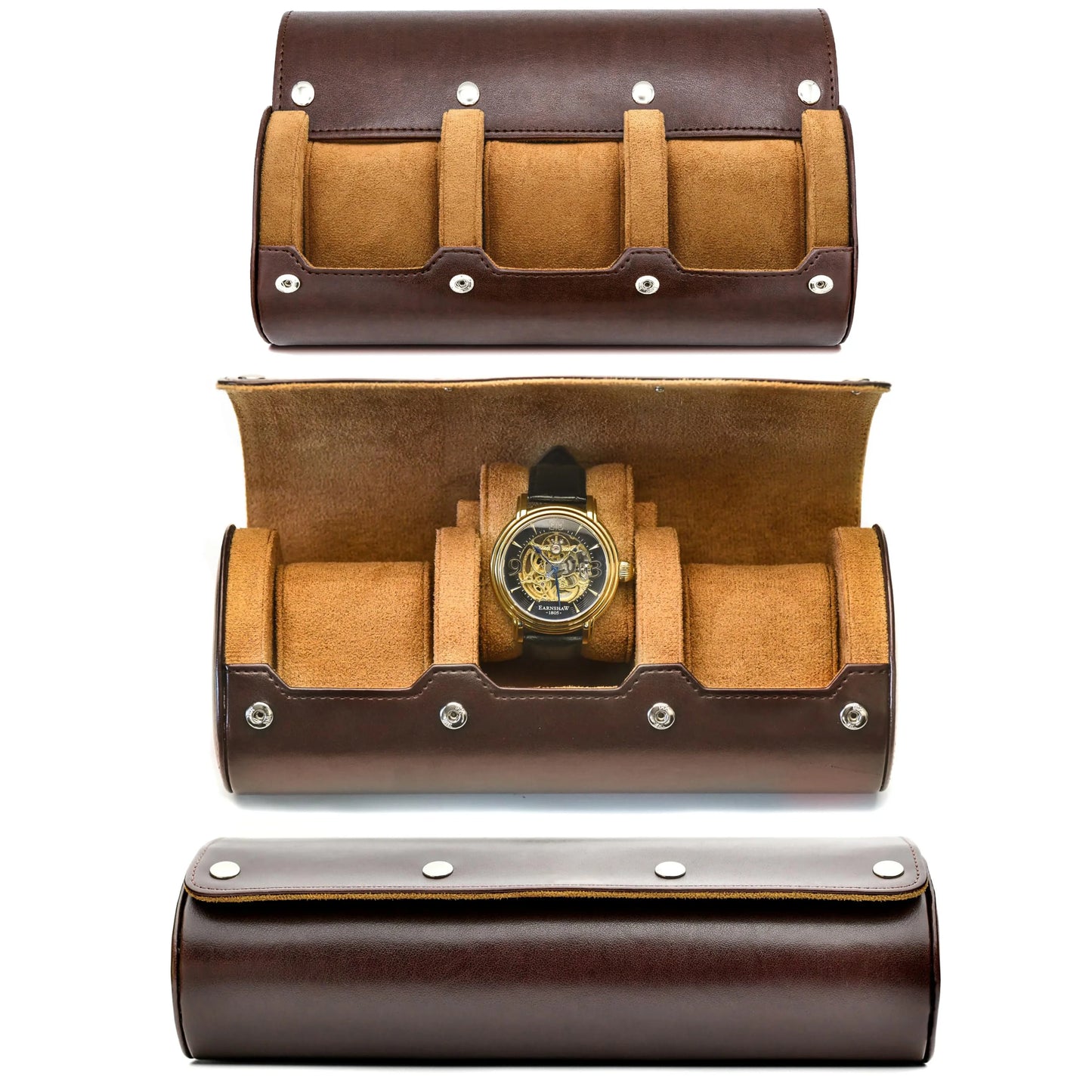 Watch Case Travel Organizer - Watch Roll Case - 3/6 Watch Case Display Storage - Watches Accessory Gift -Watch Organizer for Men