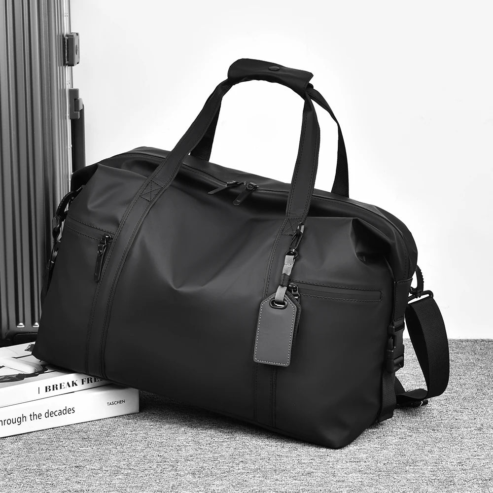 A 15.6 Inch Male And Female Wear Resistant Multi-Functional Large Capacity Fashion Solid Color Casual Daily Shoulder Bag