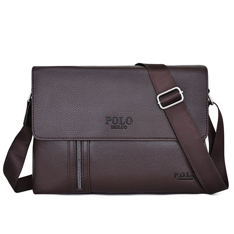 Luxury Men Boy Leather Shoulder Bag Big Capacity Crossbody Designer Messenger Bags Male Luxurious Brand Men's Small Handbag