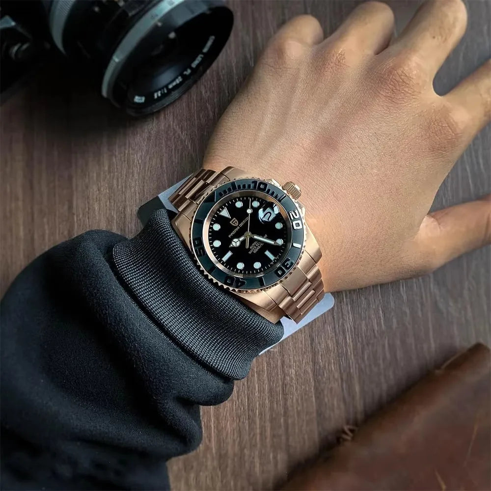 PAGANI DESIGN V3 New Luxury Men Mechanical Watches Japan movement 120 clicks 40MM AR Coated Sapphire Glass Automatic Watches