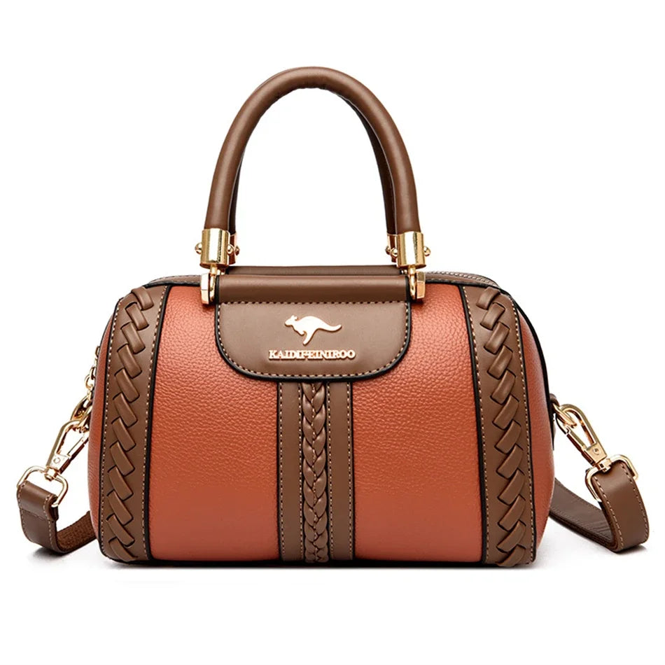High Quality Leather Purses and Handbags for Women Luxury Designer Shoulder Crossbody Bag New Ladies Messenger Bags Sac A Main