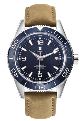 Luxury Corgeut Men's Watch 41mm Ceramic Bezel Waterproof 100m Sapphire Mechanical Diver Military NH35 8215 Automatic RELOJ