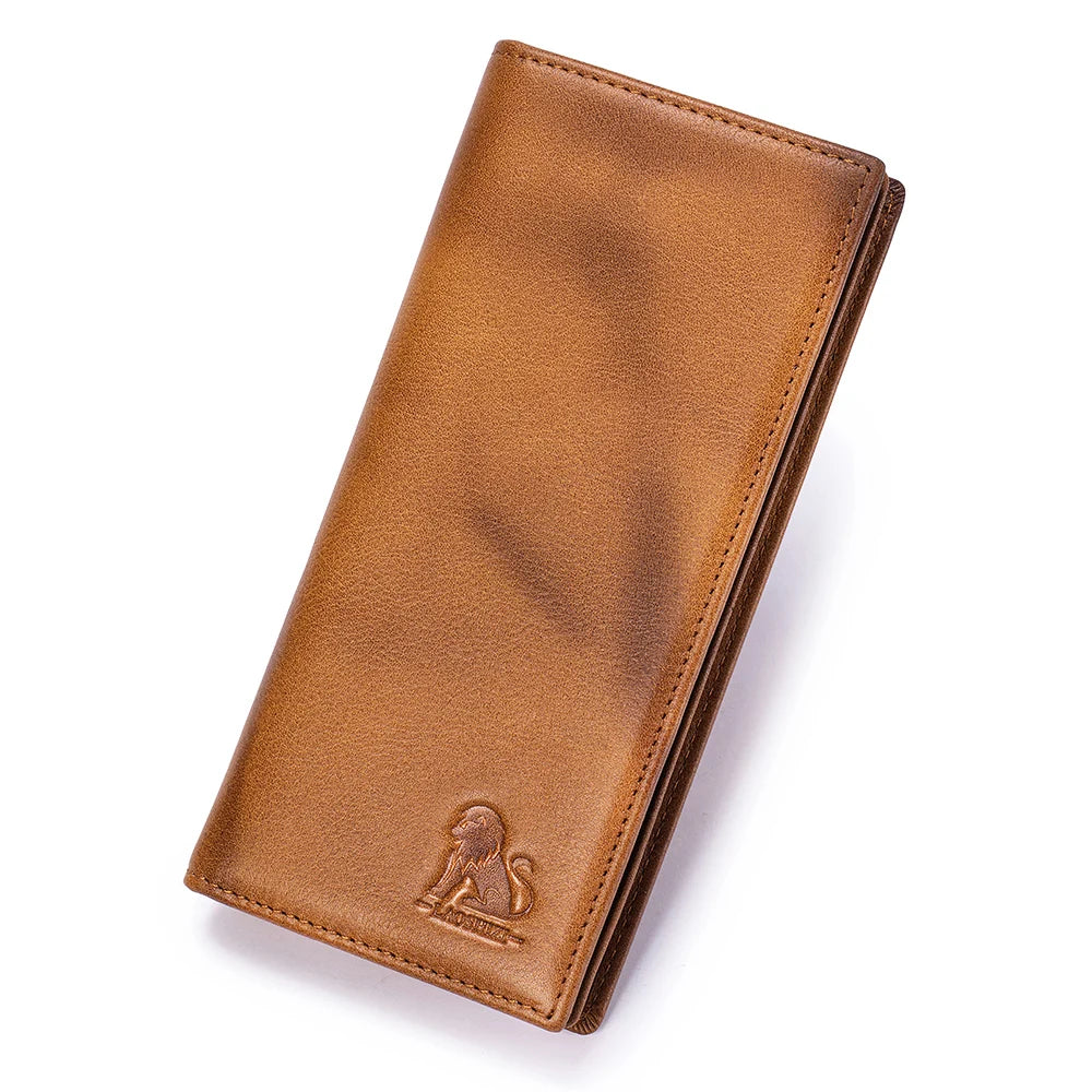 Neutral Wallet Multi-Card Slot Genuine Leather with Album Position Coin Slot Design Durable Money Holder for Men And Women