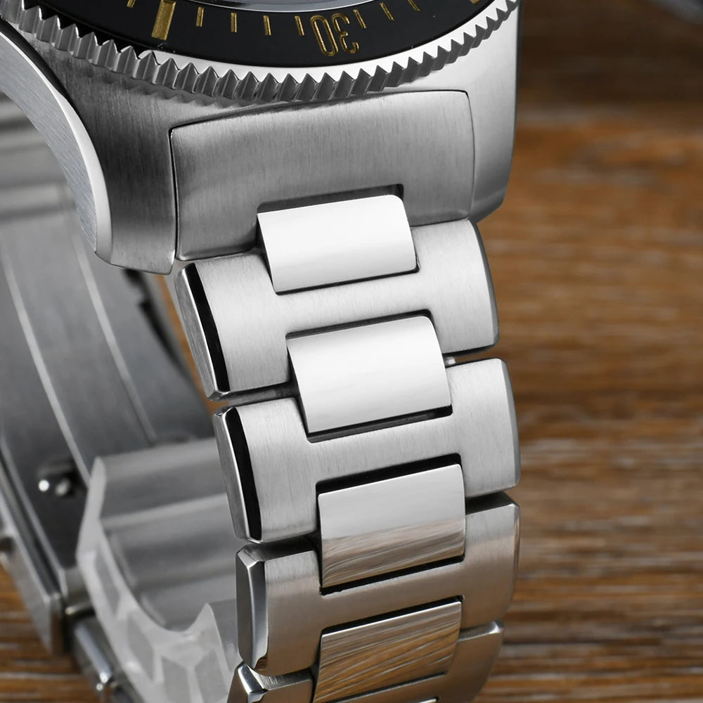 2025 San Martin New 40mm Diver Watch Stainless Steel NH35 Automatic Mechanical 200m Waterproof Men Timepiece Luminous SN0118G-B