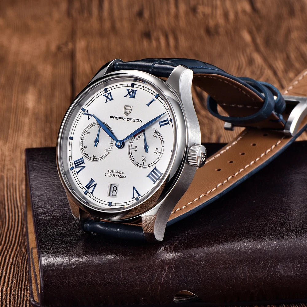 2025 PAGANI DESIGN New Pilot Series Men Mechanical Watches Luxurys Sapphire Glass Power Reserve Display Automatic Watch for Men