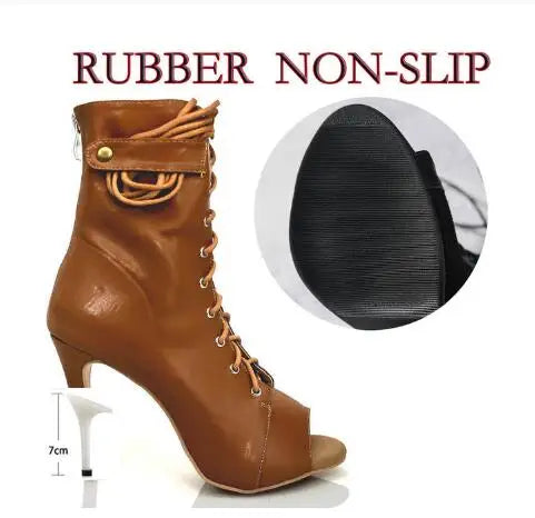 Lasyarrow Women's 2022 Brand Party Boots Women's Sexy stilettos High Heels Footwear Latin dance heels shoes Latin 2022 Ballroom