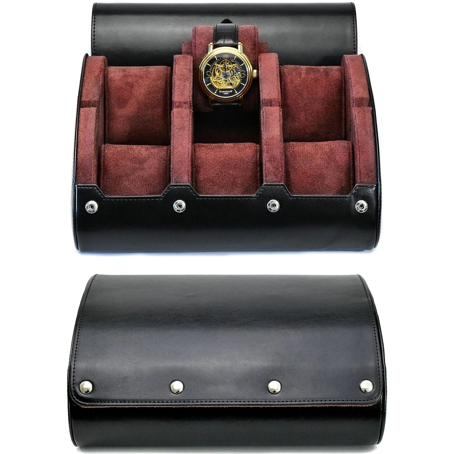 Watch Case Travel Organizer - Watch Roll Case - 3/6 Watch Case Display Storage - Watches Accessory Gift -Watch Organizer for Men