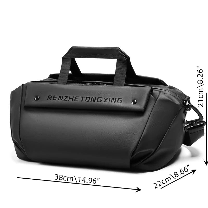 Chest Bag Crossbody Bag Men's Waist bag Fashion Small Shoulder Bag Large Capacity Waterproof Messenger Bag Folding Travel Bag