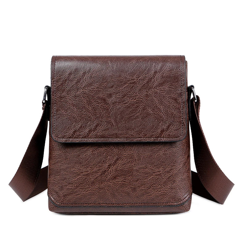 The new men's crossbody bag, shoulder bag, and retro upright business casual bag are Valentine's Day gifts for husbands or boyfr