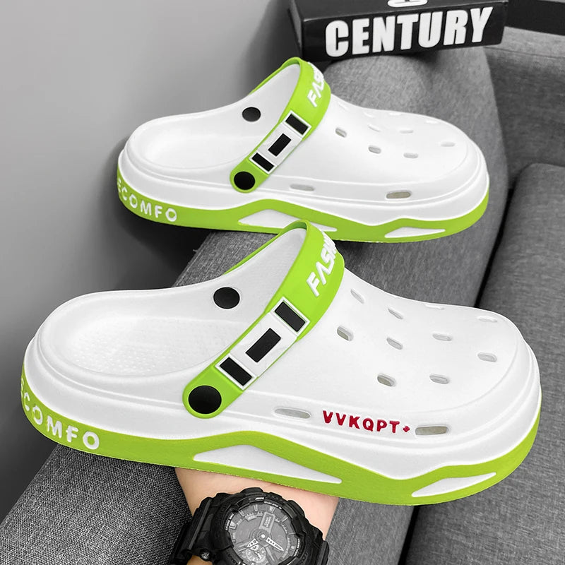 Couple Men's and Women's Summer Outer Wear Breathable Beach Shoes Baotou Casual Sports Sandals