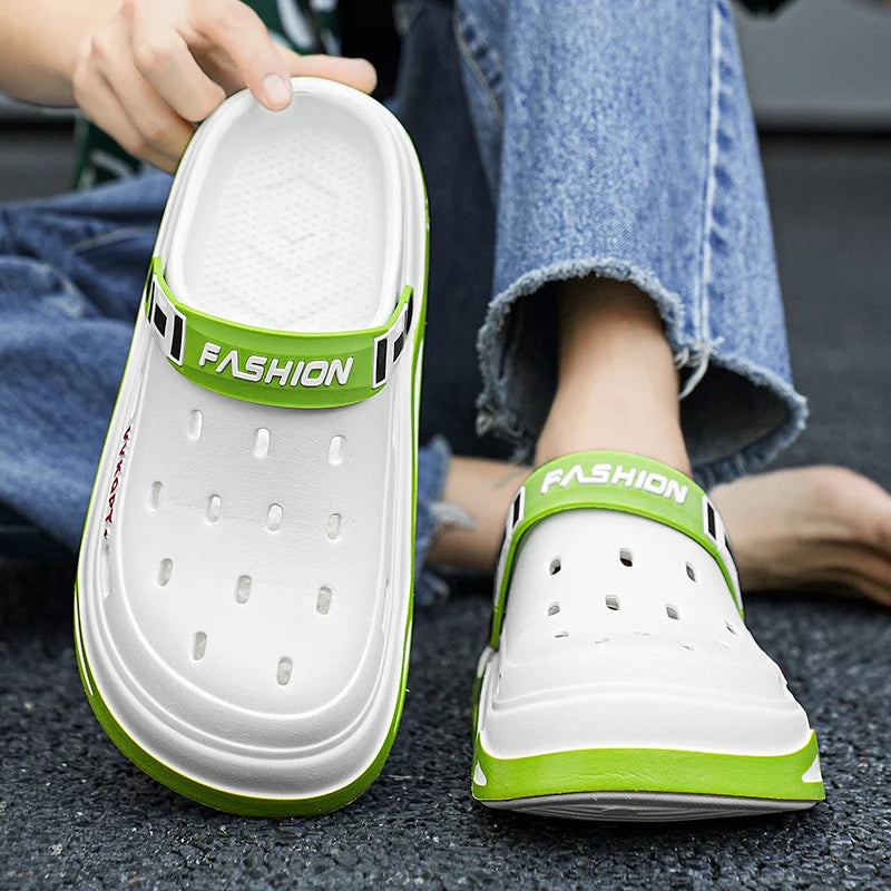 Couple Men's and Women's Summer Outer Wear Breathable Beach Shoes Baotou Casual Sports Sandals