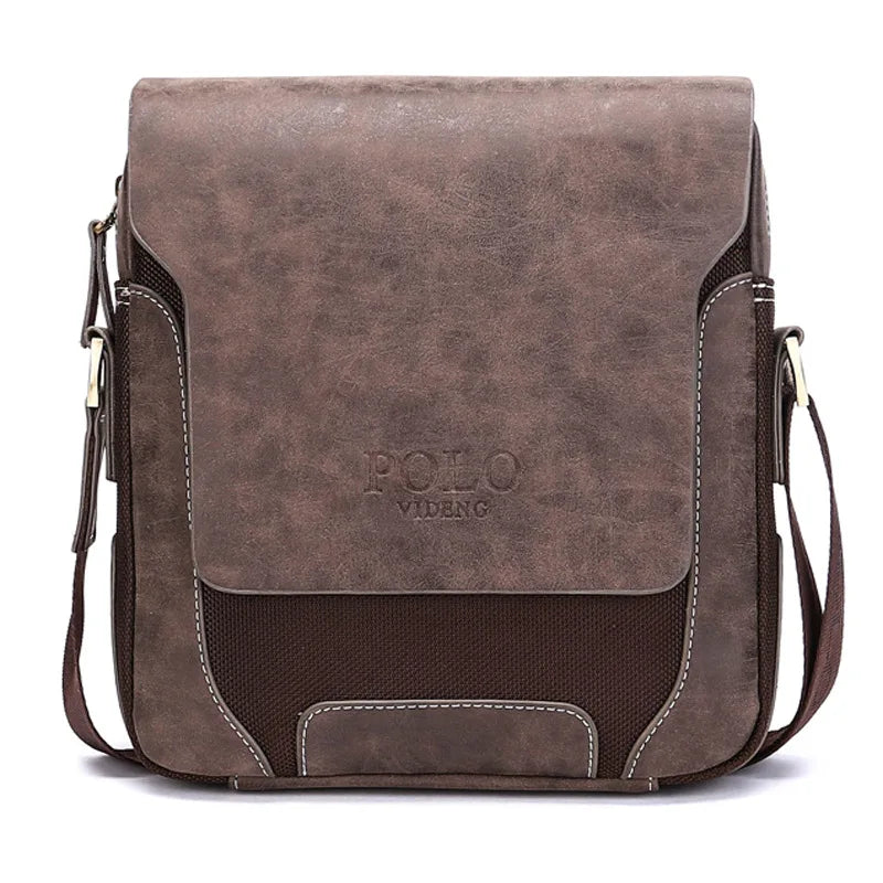 Luxury Men Boy Leather Shoulder Bag Husband Crossbody Designer Messenger Bags Pouch Brand Frosted cowhide Men's Handbag