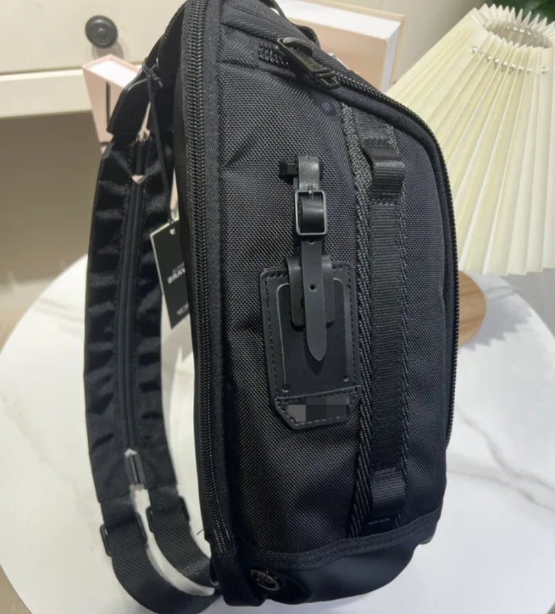 Ballistic Nylon Shoulder Bag ALPHA Men's Chest Bag Multifunctional Backpack IPad Crossbody Bag 232743
