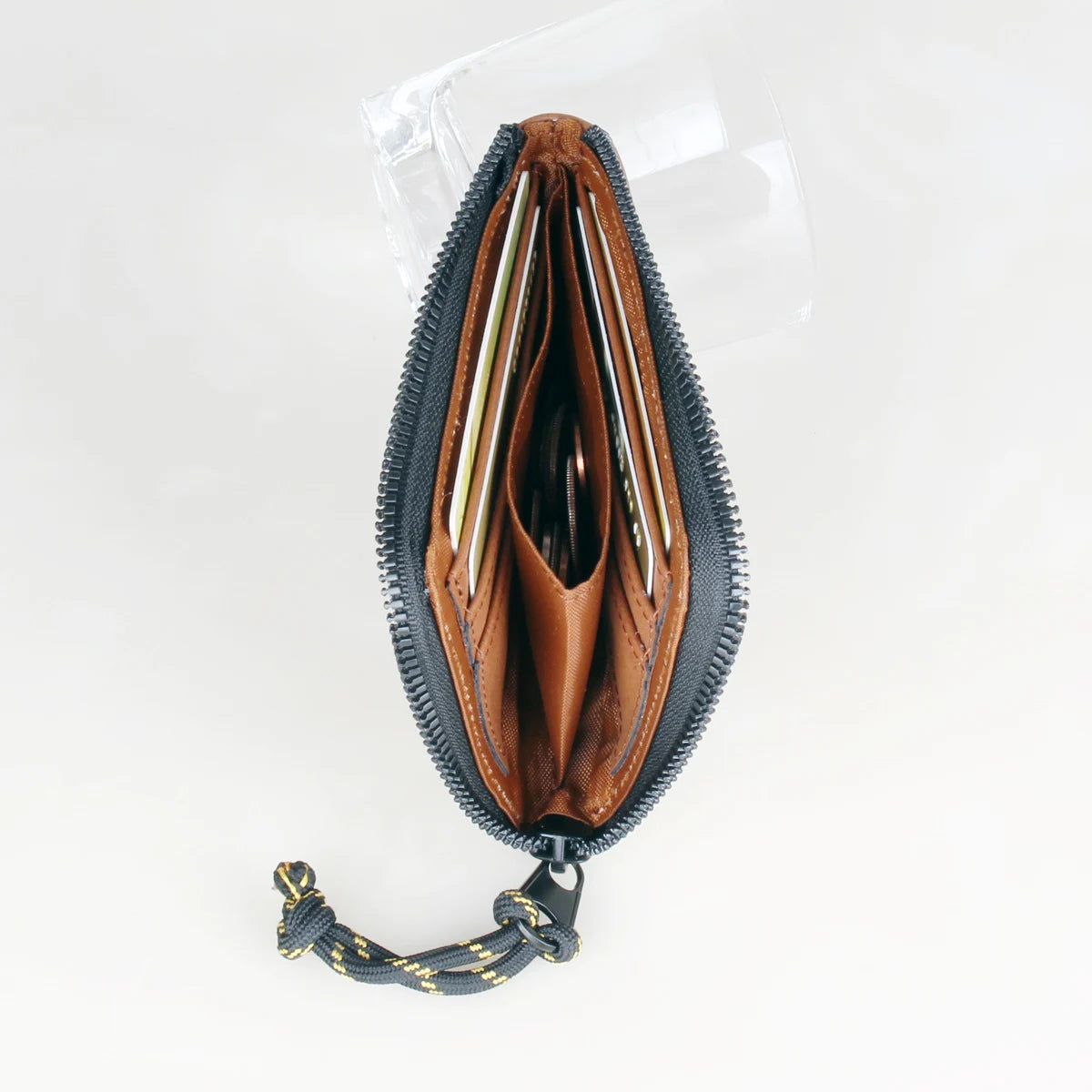 High quality men's zipper coin wallet, women's personalized card holder