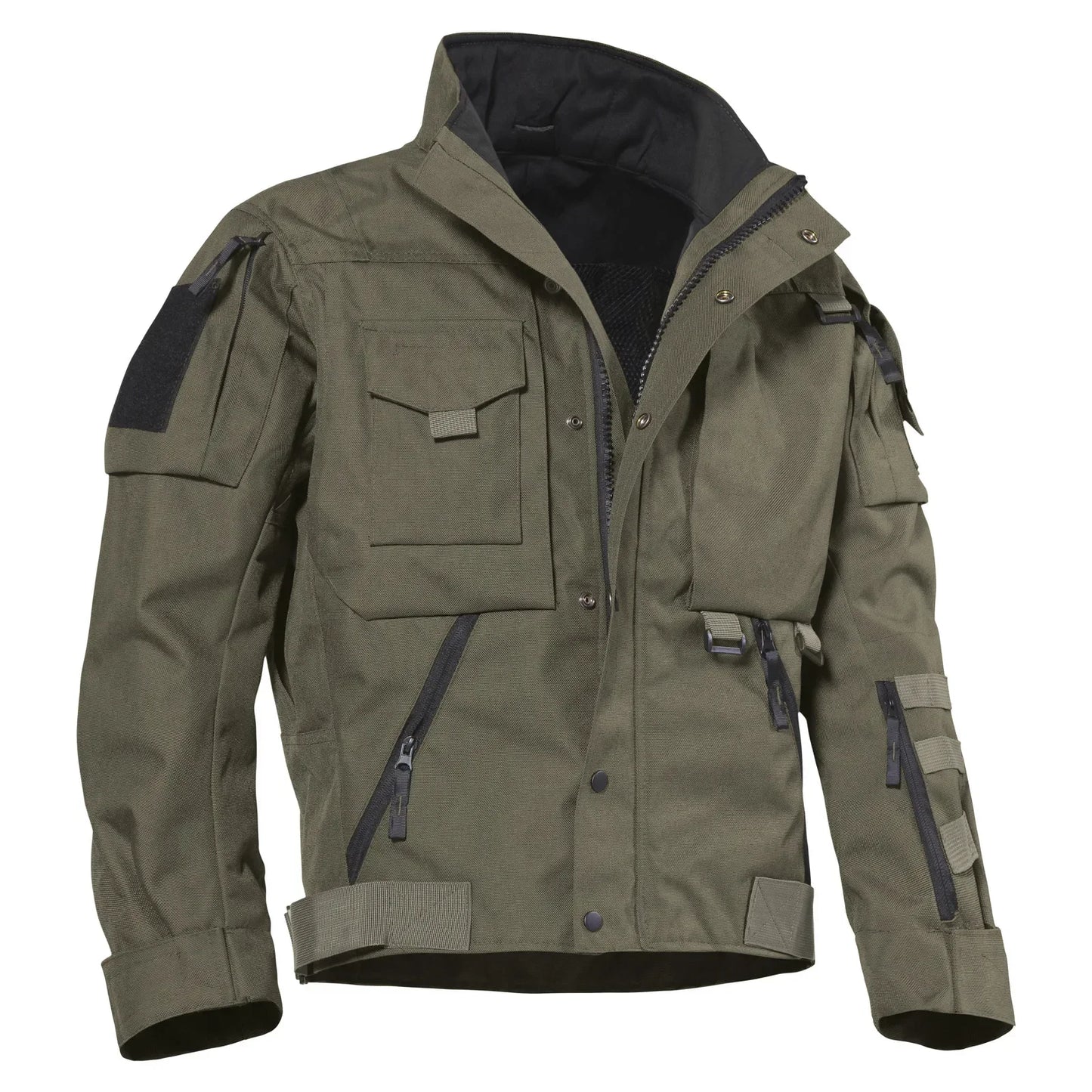 Tactical Men's Jacket Outdoor Sports Mountaineering Ski Warm Windproof Loose Coat Pocket Zipper Wear-resistant Jackets