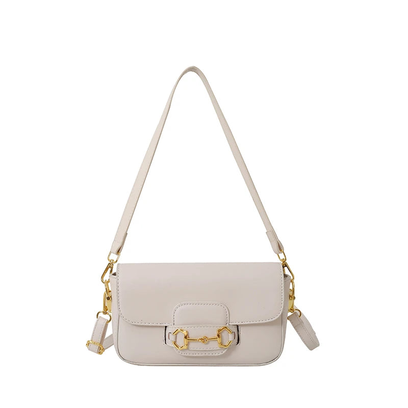Elegant Leather Handbag For Women - Designer Crossbody Shoulder Bag Ladies Tote Premium Messenger Purse