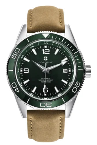 Luxury Corgeut Men's Watch 41mm Ceramic Bezel Waterproof 100m Sapphire Mechanical Diver Military NH35 8215 Automatic RELOJ