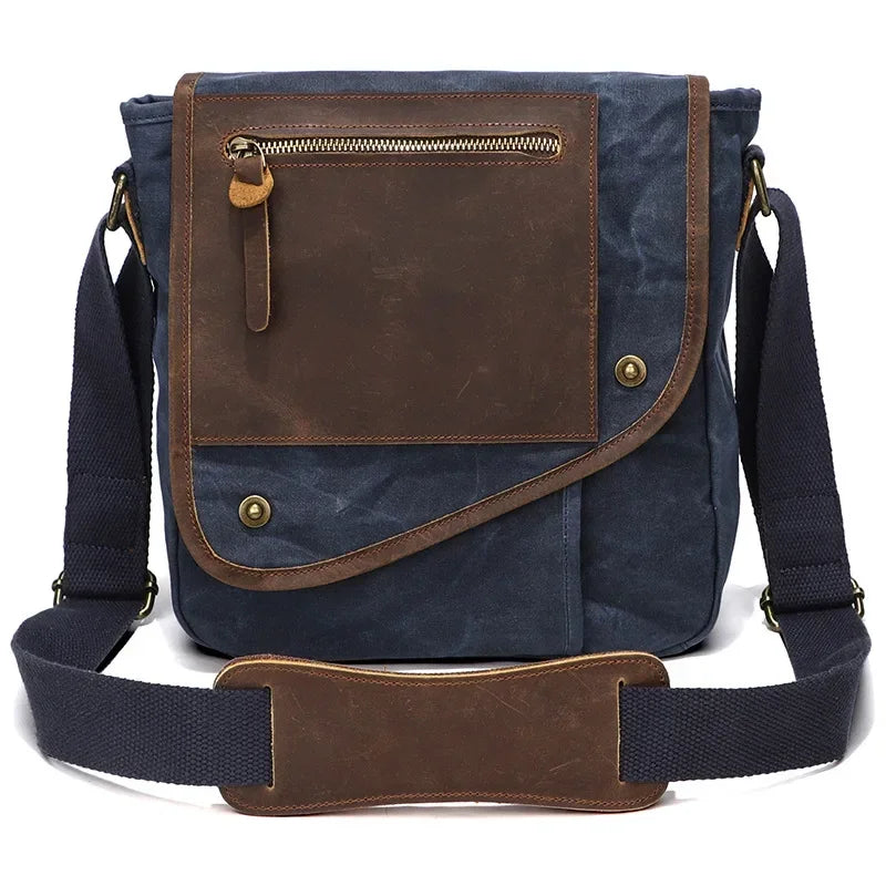 M532 New Arrive Multifunction Casual Vintage Messenger Bag Men's Shoulder Bag Batik Waterproof Canvas Bag Cross Body Sling Bags