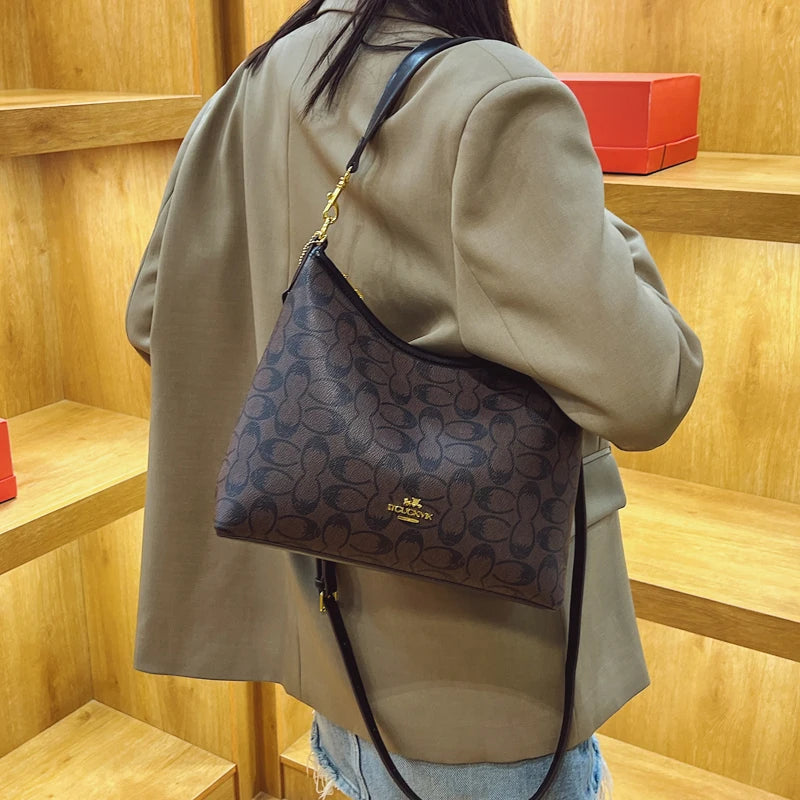 High-Quality Women's Tote Bag, Fashionable Leather Handbag From Famous Designer Luxury Brand Shoulder Bag