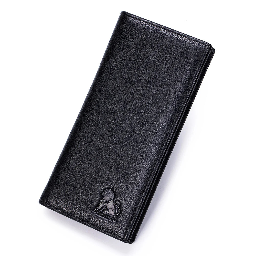 Neutral Wallet Multi-Card Slot Genuine Leather with Album Position Coin Slot Design Durable Money Holder for Men And Women