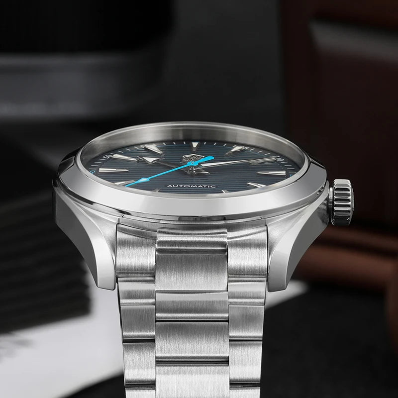San Martin SN0113W V2 Men Watch NH35 Movement Sapphire BGW9 Luminous Waterproof Fashion Luxury 38mm Automatic Mechanical Watches