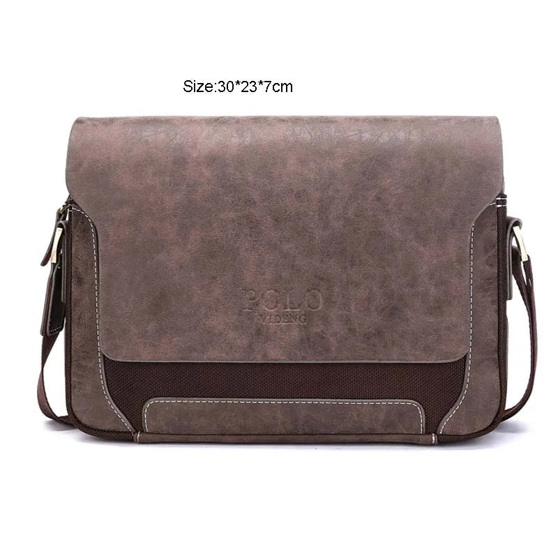 Luxury Men Boy Leather Shoulder Bag Husband Crossbody Designer Messenger Bags Pouch Brand Frosted cowhide Men's Handbag