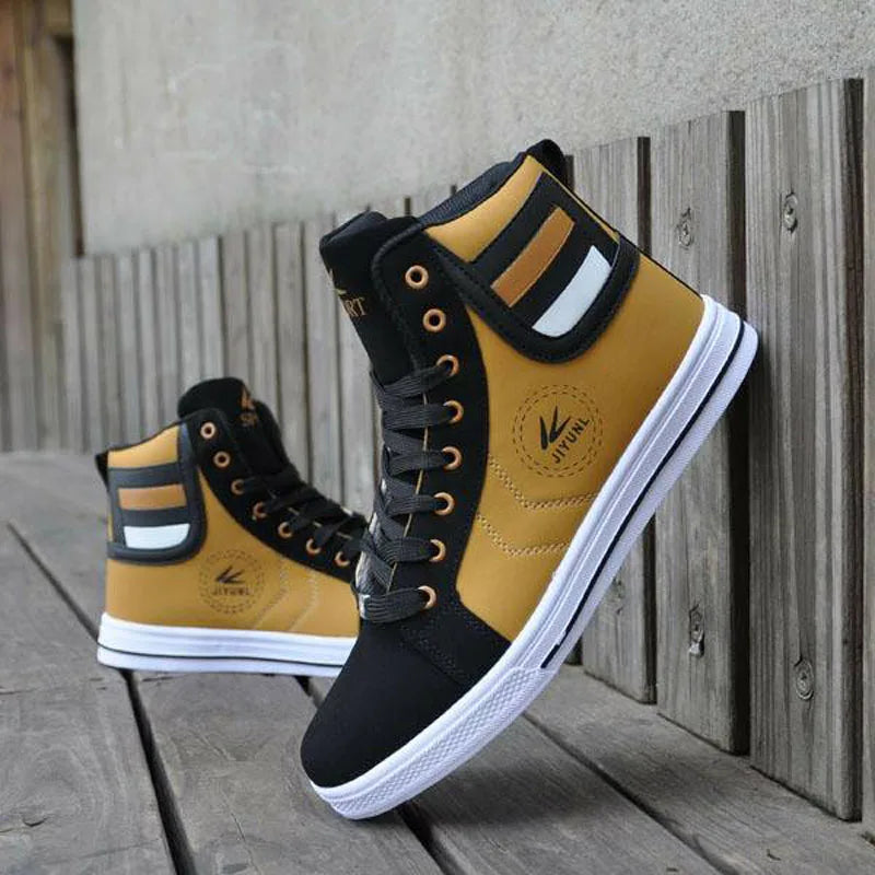 Big Size 39-48 Men's Casual Shoes New High top Sneakers Fashion Designer Platform Flats Shoes Outdoor Tennis Training Shoes Men