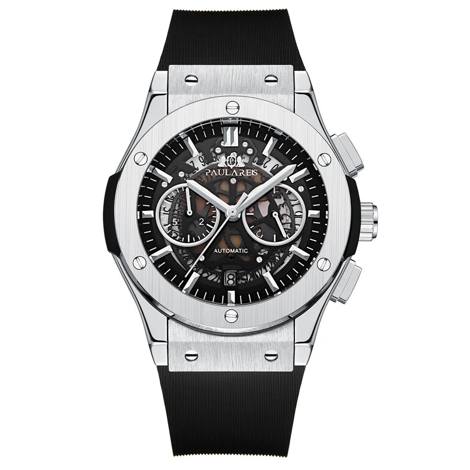 PAULAREIS P Brand Fashion Luxury Men's Quartz Watches Waterproof Luxury Watch Sport Clock Men Classic Business Wristwatch Male