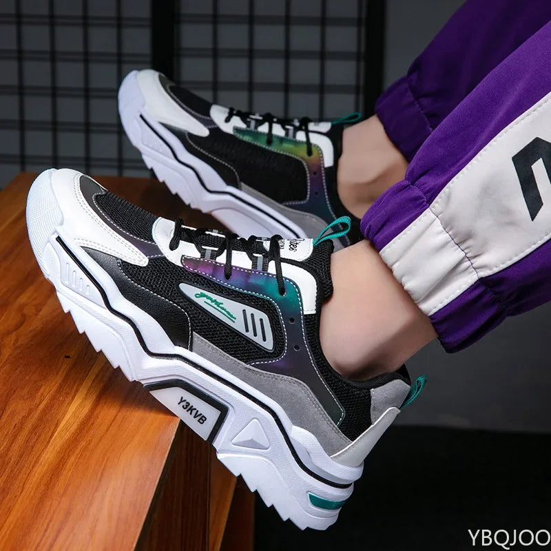 designer shoes men New Style Summer Breathable Wild Mesh Sports Casual Youth Increase Old Fashion Men's Shoes sneakers