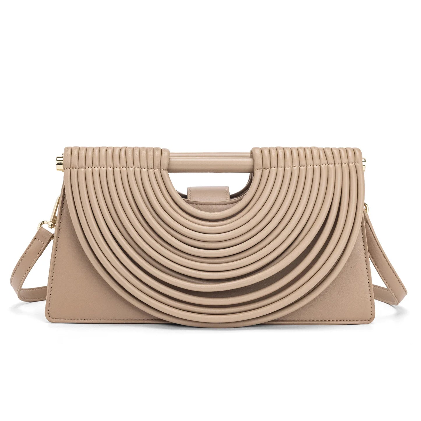 Handbags for Women 2025 New Gold Luxury Designer Soft Pu Leather Messenger Bags Single Shoulder Bags